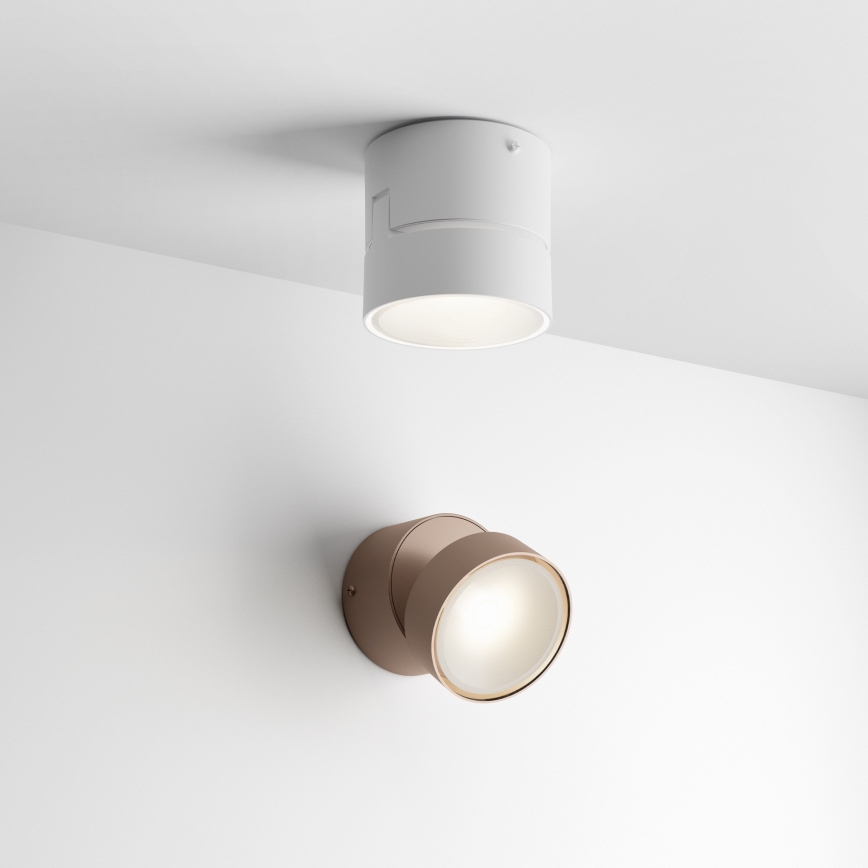 Ideal Lux - OMEGA LED Outdoor Wall Light 7W/230V, CRI 90, IP54, Brown