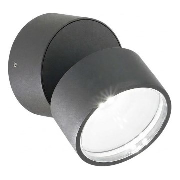 Ideal Lux - OMEGA LED Outdoor Wall Light LED/7W/230V CRI 90 IP54 Anthracite