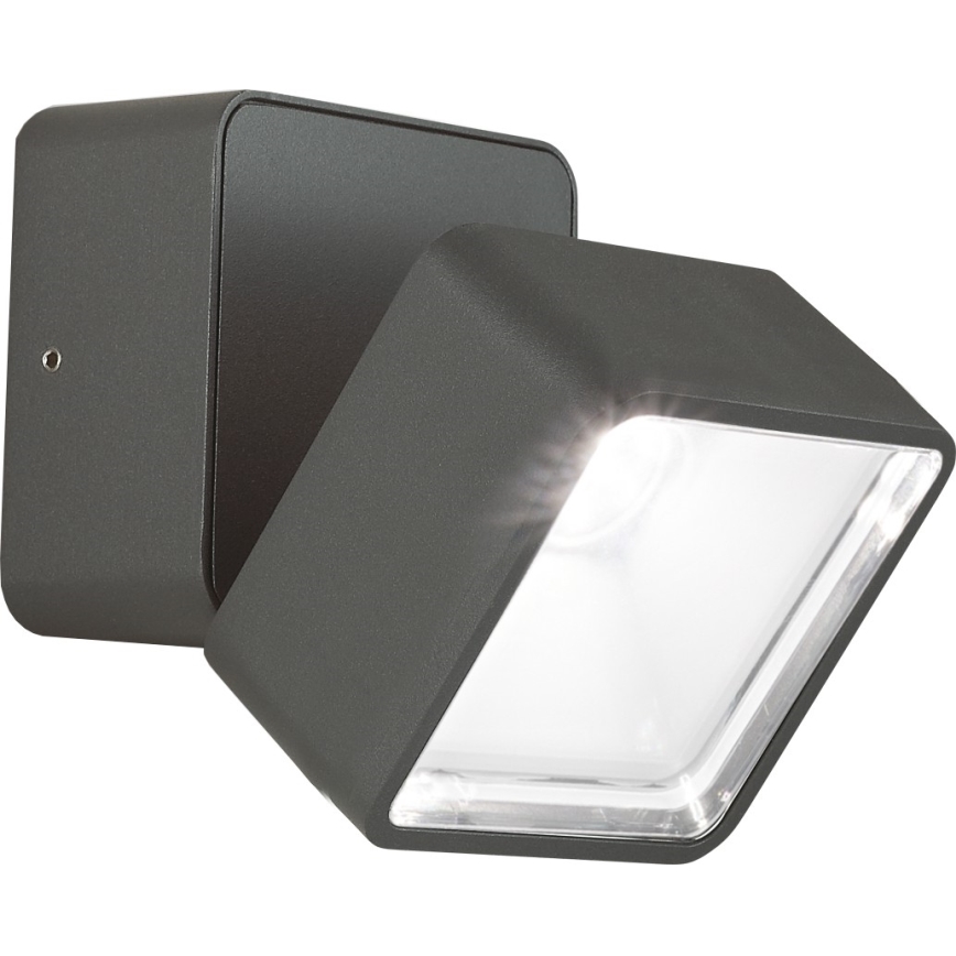 Ideal Lux - OMEGA LED/7W/230V Outdoor Wall Light, CRI 90, IP54, Anthracite