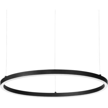 Ideal Lux - ORACLE SLIM LED cable-hung pendant, 37W, 230V, 2700K, CRI 90, Ø 70 cm, Black