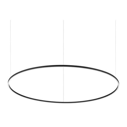 Ideal Lux - Dimmable LED pendant on cable ORACLE SLIM LED/77W/230V 3000K CRI 90 Ø 150 cm black