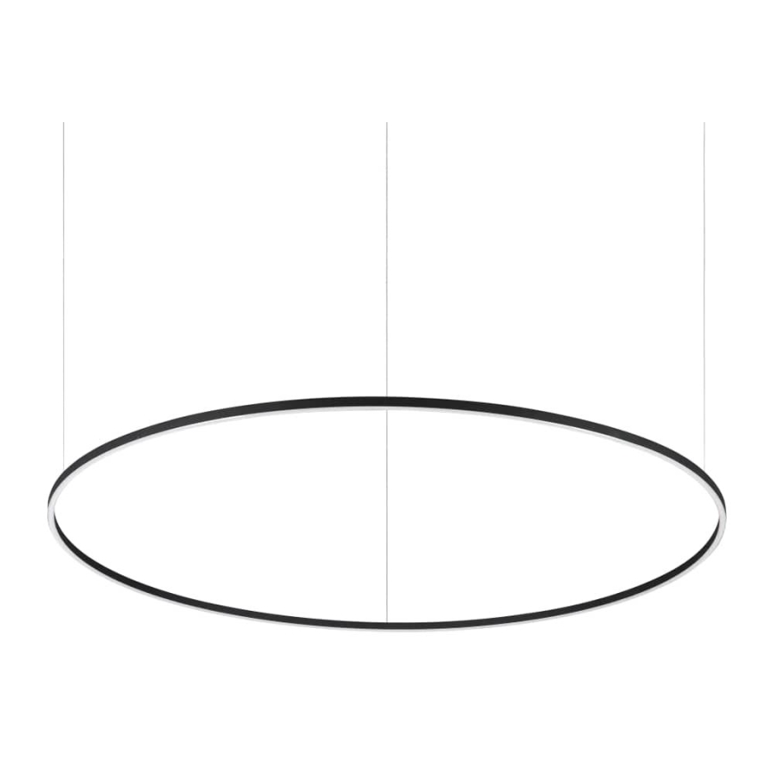 Ideal Lux - Dimmable LED pendant on cable ORACLE SLIM LED/77W/230V 3000K CRI 90 Ø 150 cm black