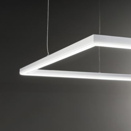 Ideal Lux - ORACLE SLIM LED cable-suspended pendant LED/53W/230V 3000K CRI 90 90x90 cm white