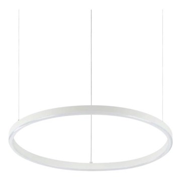Ideal Lux - ORACLE SLIM cable-suspended LED pendant, 29W/230V, 2700K CRI 90, Ø 50 cm, white