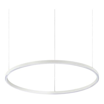 Ideal Lux - LED pendant light on cable ORACLE SLIM LED/37W/230V 3000K CRI 90 dia. 70 cm white