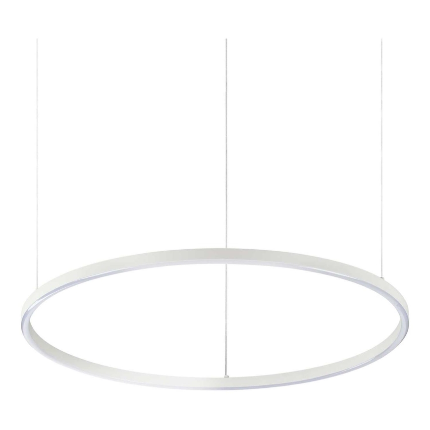 Ideal Lux - LED pendant light on cable ORACLE SLIM LED/37W/230V 3000K CRI 90 dia. 70 cm white