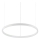 Ideal Lux - ORACLE SLIM Cable-Suspended LED Pendant LED/29W/230V 3000K CRI 90 Ø 50 cm White