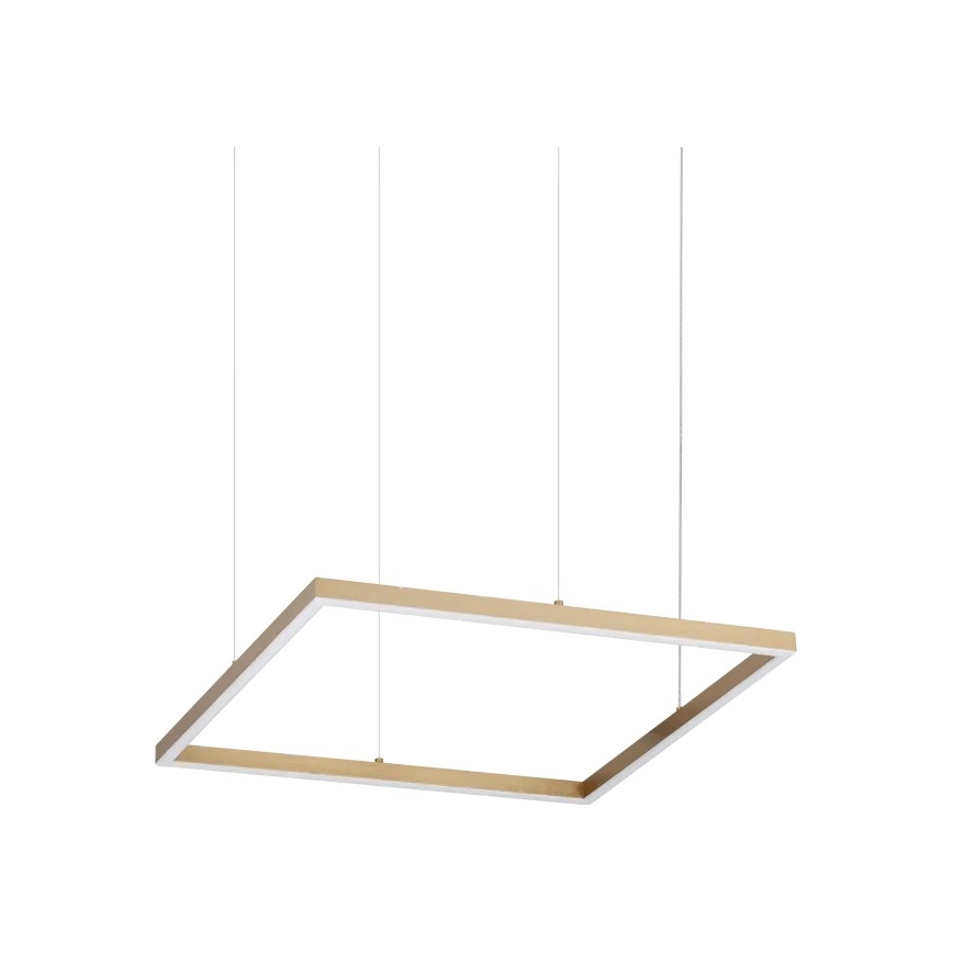 Ideal Lux - ORACLE SLIM cable-suspended LED pendant LED/33W/230V 3000K CRI 90 50x50 cm gold