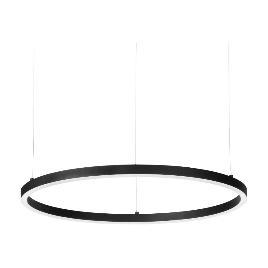Ideal Lux - Cable-suspended LED pendant ORACLE SLIM LED/53W/230V 2700K CRI 90 Ø 90 cm black