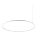 Ideal Lux - ORACLE SLIM LED cable pendant, 53W, 230V, 2700K, CRI 90, Ø 90 cm, white