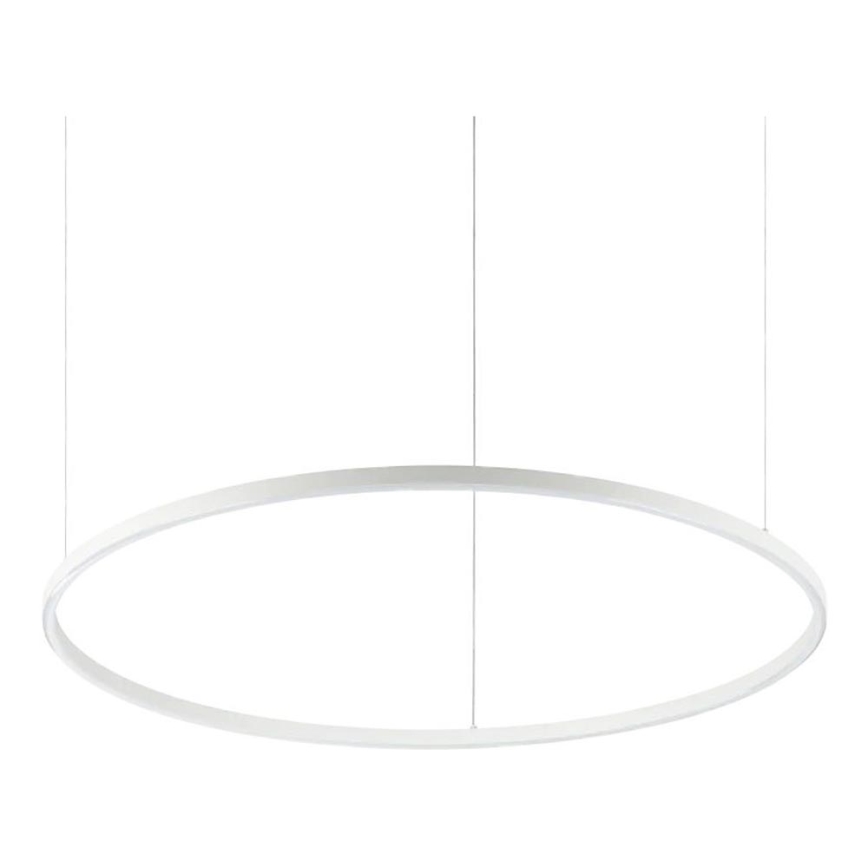 Ideal Lux - ORACLE SLIM LED cable pendant, 53W, 230V, 2700K, CRI 90, Ø 90 cm, white