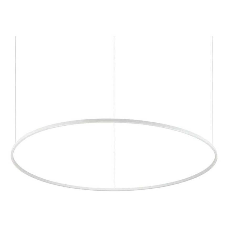 Ideal Lux - ORACLE SLIM LED cable pendant, 83W/230V, 4000K (CRI 90), Ø 150 cm, White