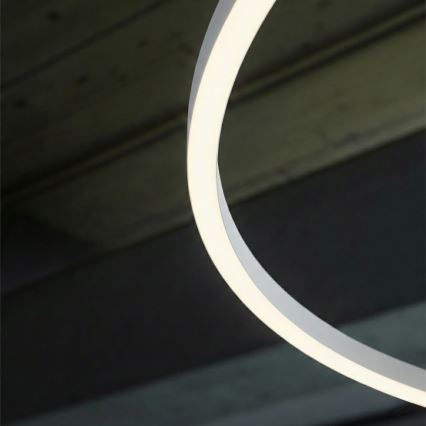 Ideal Lux - LED pendant light on cable ORACLE SLIM LED/37W/230V 4000K CRI 90 Ø 70 cm white