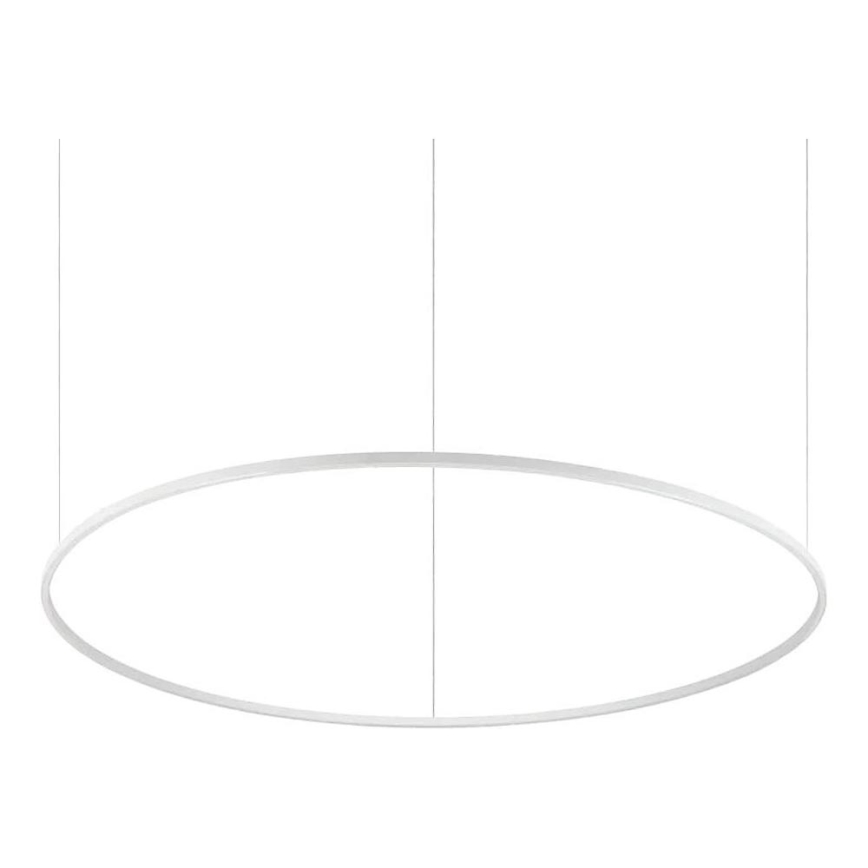 Ideal Lux - ORACLE SLIM LED Cable-suspended Pendant LED/83W/230V 3000K CRI 90 Ø 150 cm White