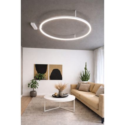 Ideal Lux - LED Ceiling Light ORACLE SLIM LED/29W/230V 2700K CRI 90 Ø 50 cm white
