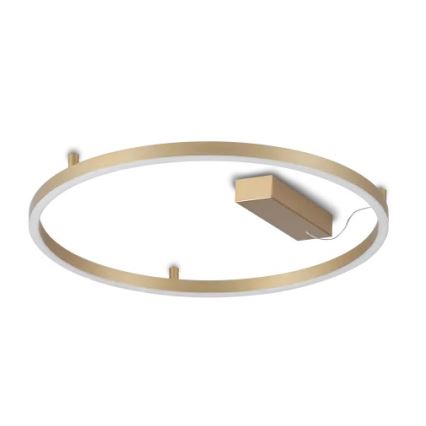 Ideal Lux - ORACLE SLIM LED Ceiling Light 29W/230V, 3000K (CRI 90), Ø 50 cm, Gold