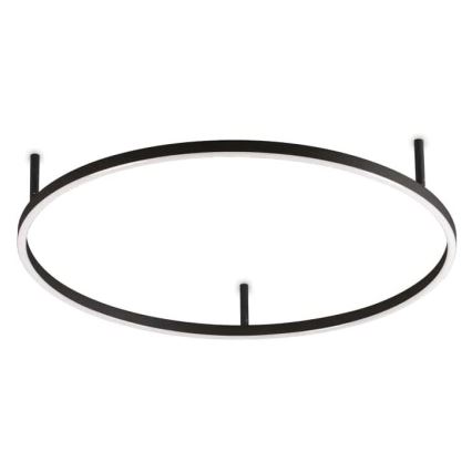 Ideal Lux - LED ceiling light ORACLE SLIM LED/37W/230V 3000K CRI 90 Ø 70 cm black