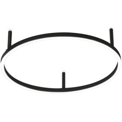 Ideal Lux - ORACLE SLIM LED Ceiling Light 29W/230V, 2700K, CRI 90, Ø 50 cm, Black