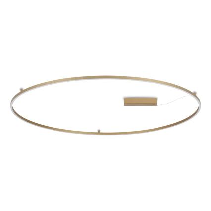Ideal Lux - ORACLE SLIM LED Ceiling Light 81W/230V 3000K CRI 90, diameter 150 cm, gold