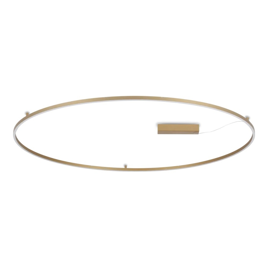 Ideal Lux - ORACLE SLIM LED Ceiling Light 81W/230V 3000K CRI 90, diameter 150 cm, gold