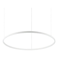 Ideal Lux - ORACLE SLIM LED Dimmable Pendant on Cable, 42W/230V, 3000K, CRI 90, Ø 90 cm, White