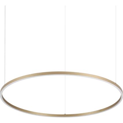 Ideal Lux - LED pendant on cable ORACLE SLIM LED/53W/230V 3000K CRI 90 Ø 90 cm gold