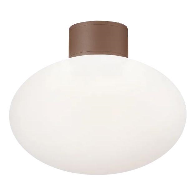 Ideal Lux - Outdoor ceiling light CLIO 1xE27/42W/230V IP44 brown