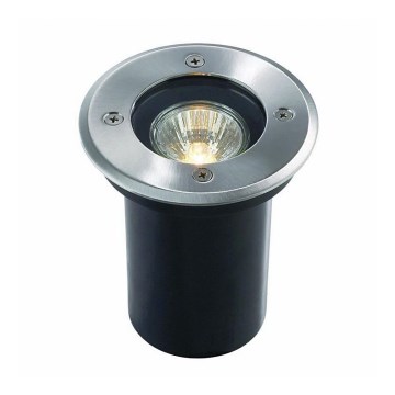 Ideal Lux - Outdoor driveway light PARK 1xGU10/20W/230V IP65 matte chrome
