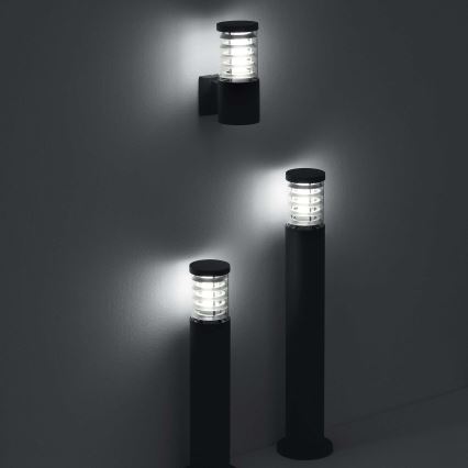 Ideal Lux - Outdoor lamp 1xE27/42W/230V 60 cm IP44 anthracite