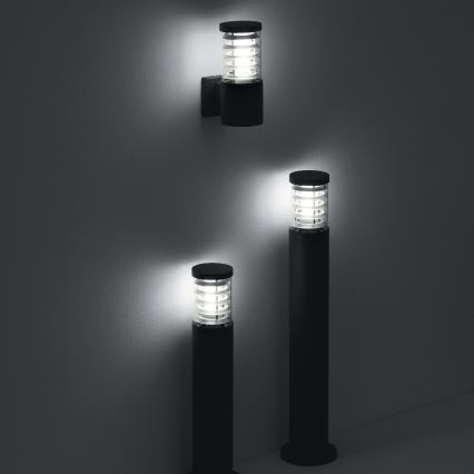 Ideal Lux - Outdoor lamp 1xE27/42W/230V 80 cm IP44 anthracite