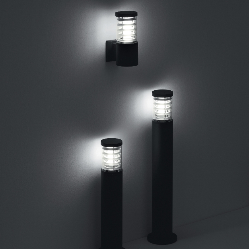 Ideal Lux - Outdoor lamp 1xE27/42W/230V 80 cm IP44 anthracite