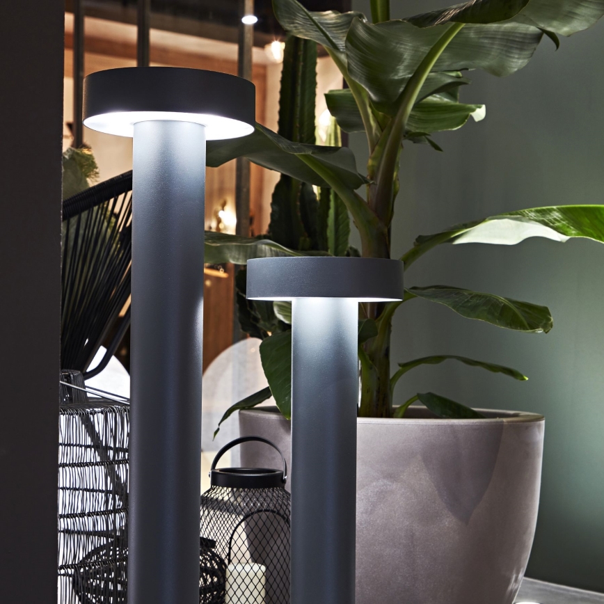 Ideal Lux - Outdoor lamp 4xG9/15W/230V 60 cm IP44 anthracite