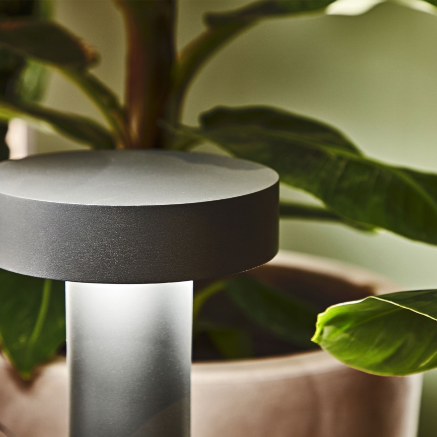 Ideal Lux - Outdoor lamp 4xG9/15W/230V 60 cm IP44 anthracite