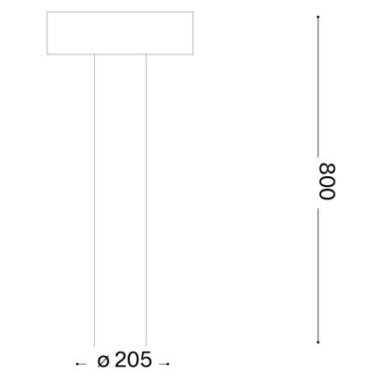 Ideal Lux - Outdoor lamp 4xG9/15W/230V 80 cm IP44 brown