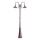 Ideal Lux - Outdoor lamp CIMA 2xE27/52W/230V 216 cm IP43 brown