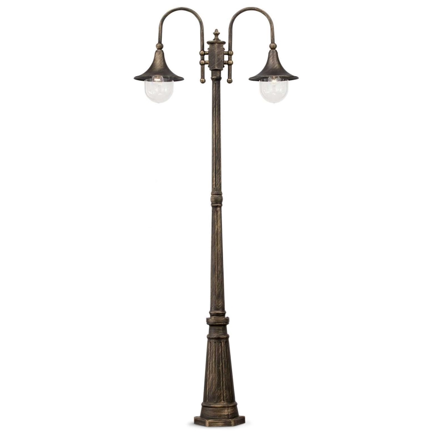 Ideal Lux - Outdoor lamp CIMA 2xE27/52W/230V 216 cm IP43 patina
