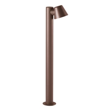 Ideal Lux - Outdoor lamp GAS 1xGU10/35W/230V 80 cm IP43 brown