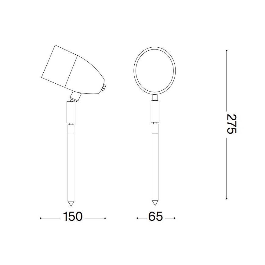Ideal Lux - Outdoor lamp INSIDE 1xG9/15W/230V 27,5 cm IP54 black