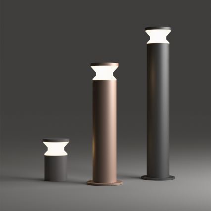 Ideal Lux - Outdoor lamp TORRE 1xE27/15W/230V 80 cm IP65 black