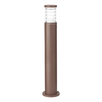 Ideal Lux - Outdoor lamp TRONCO 1xE27/42W/230V 80 cm IP65 brown