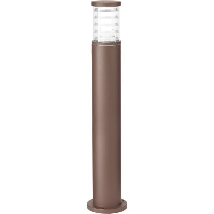 Ideal Lux - Outdoor lamp TRONCO 1xE27/42W/230V 80 cm IP65 brown