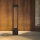 Ideal Lux - Outdoor lamp VEGA 1xG9/15W/230V 80 cm IP44 brown