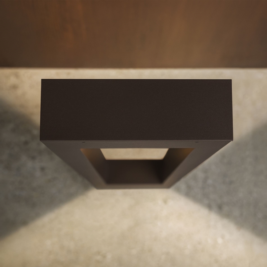 Ideal Lux - Outdoor lamp VEGA 1xG9/15W/230V 80 cm IP44 brown