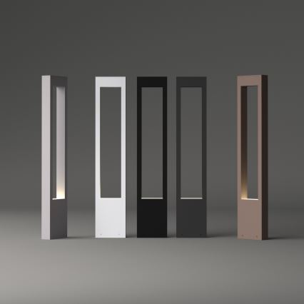 Ideal Lux - Outdoor lamp VEGA 1xG9/15W/230V 80 cm IP44 brown