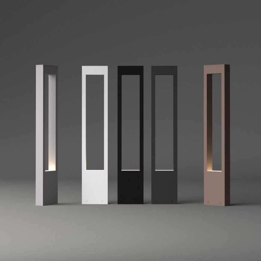 Ideal Lux - Outdoor lamp VEGA 1xG9/15W/230V 80 cm IP44 brown