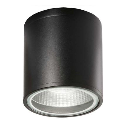 Ideal Lux - Outdoor spotlight GUN 1xGU10/28W/230V Ø 11 cm IP55 black