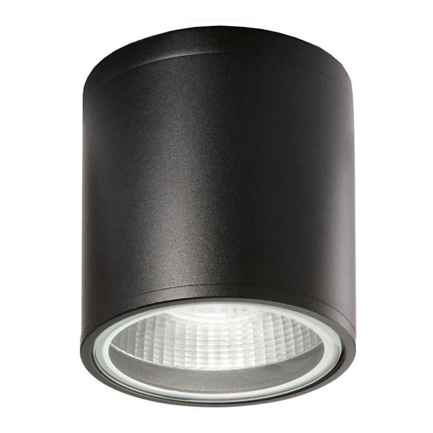 Ideal Lux - Outdoor spotlight GUN 1xGU10/28W/230V Ø 11 cm IP55 black