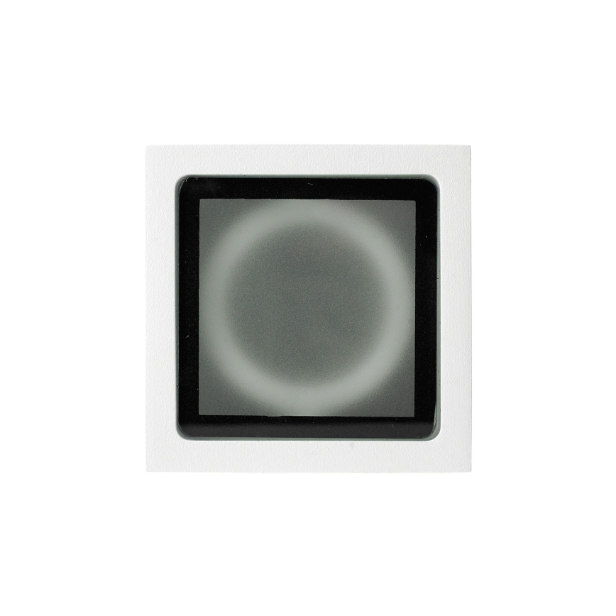 Ideal Lux - Outdoor spotlight TECHO 1xGU10/20W/230V 15x15 cm IP54 white