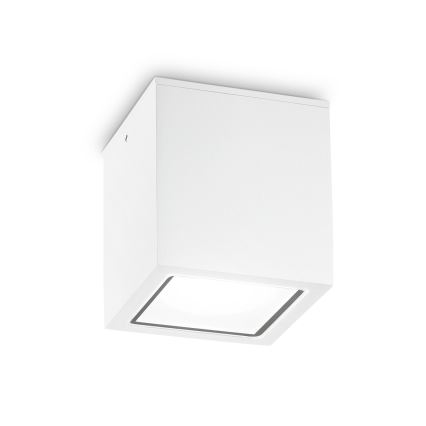 Ideal Lux - Outdoor spotlight TECHO 1xGU10/20W/230V 9x9 cm IP54 White