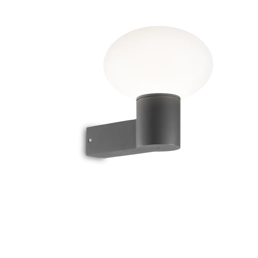 Ideal Lux - Outdoor wall lamp CLIO 1xE27/42W/230V IP44 anthracite
